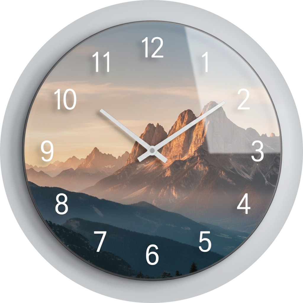 Custom wall clock preview